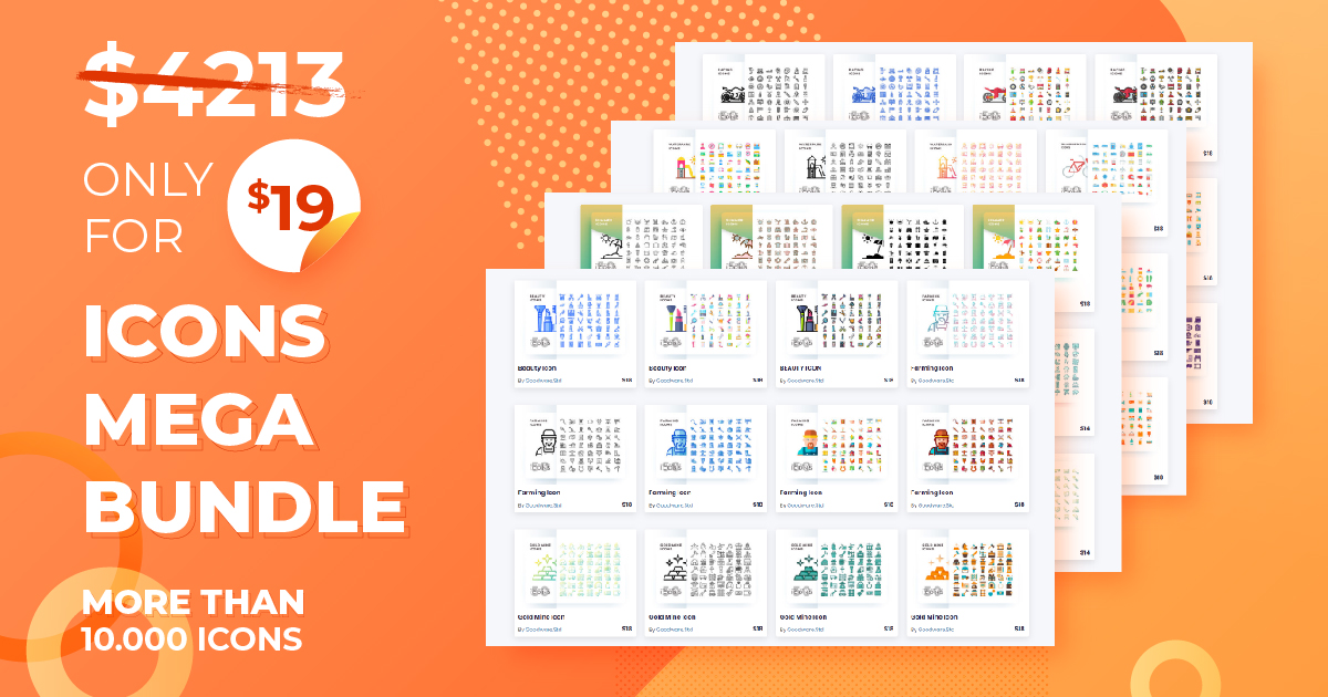 All Icons Mega Bundle Bundle · Creative Fabrica