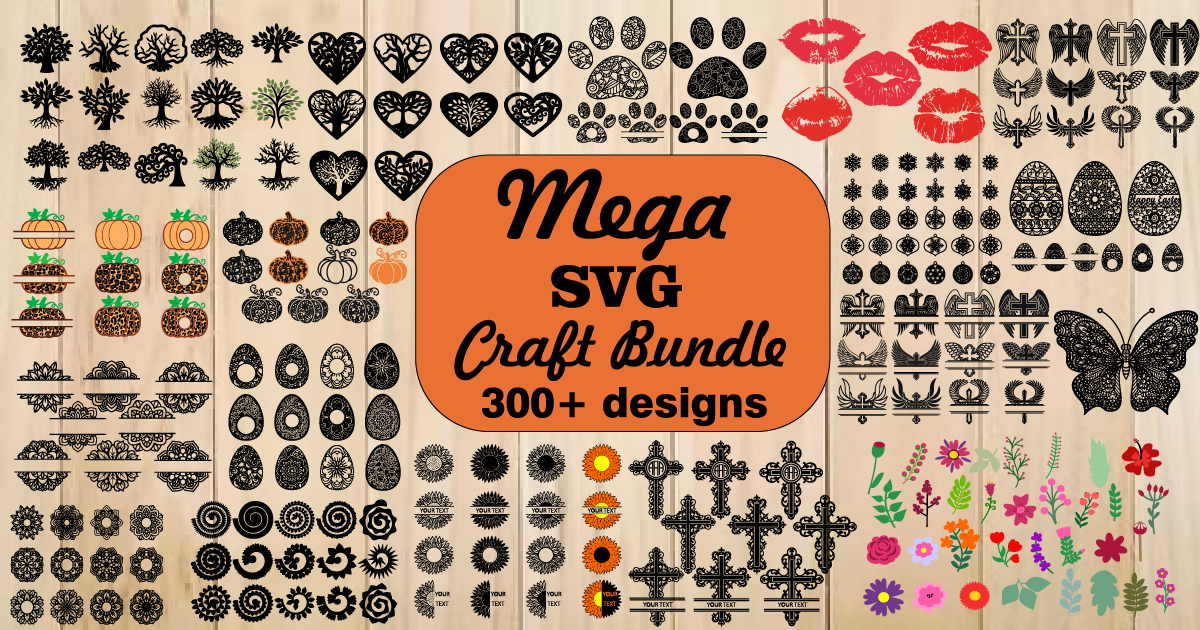 The Mega Svg Craft Bundle Bundle · Creative Fabrica 9585