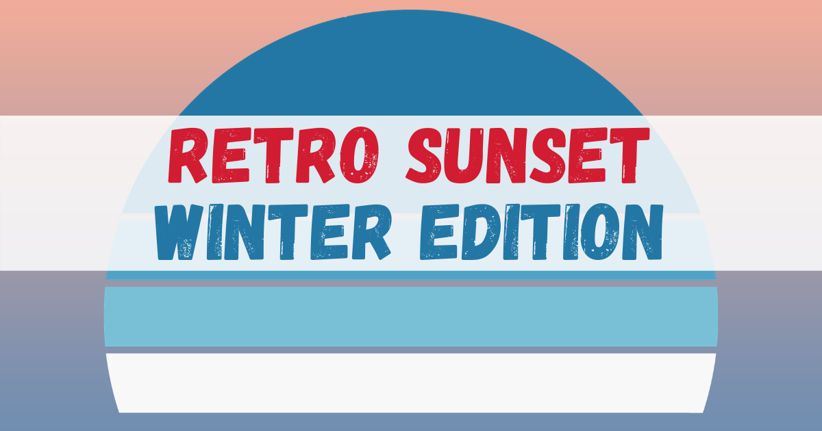 Retro Sunset Winter Edition Bundle Bundle · Creative Fabrica