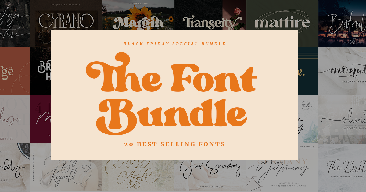 The Font Bundle Bundle · Creative Fabrica