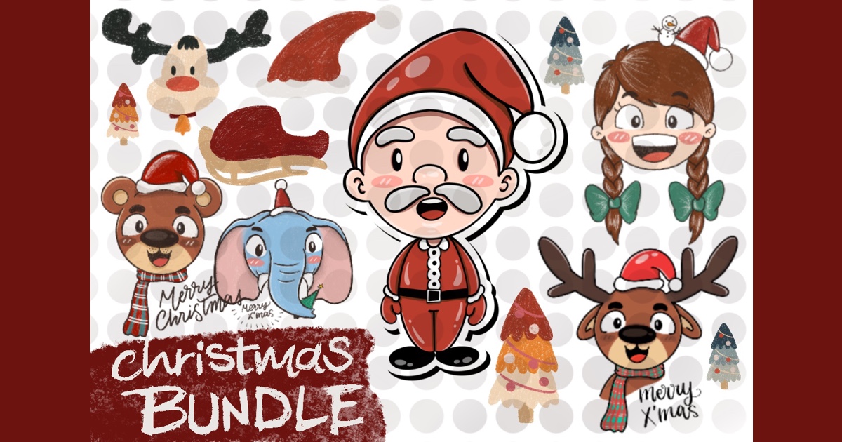 Christmas Bundle Bundle · Creative Fabrica
