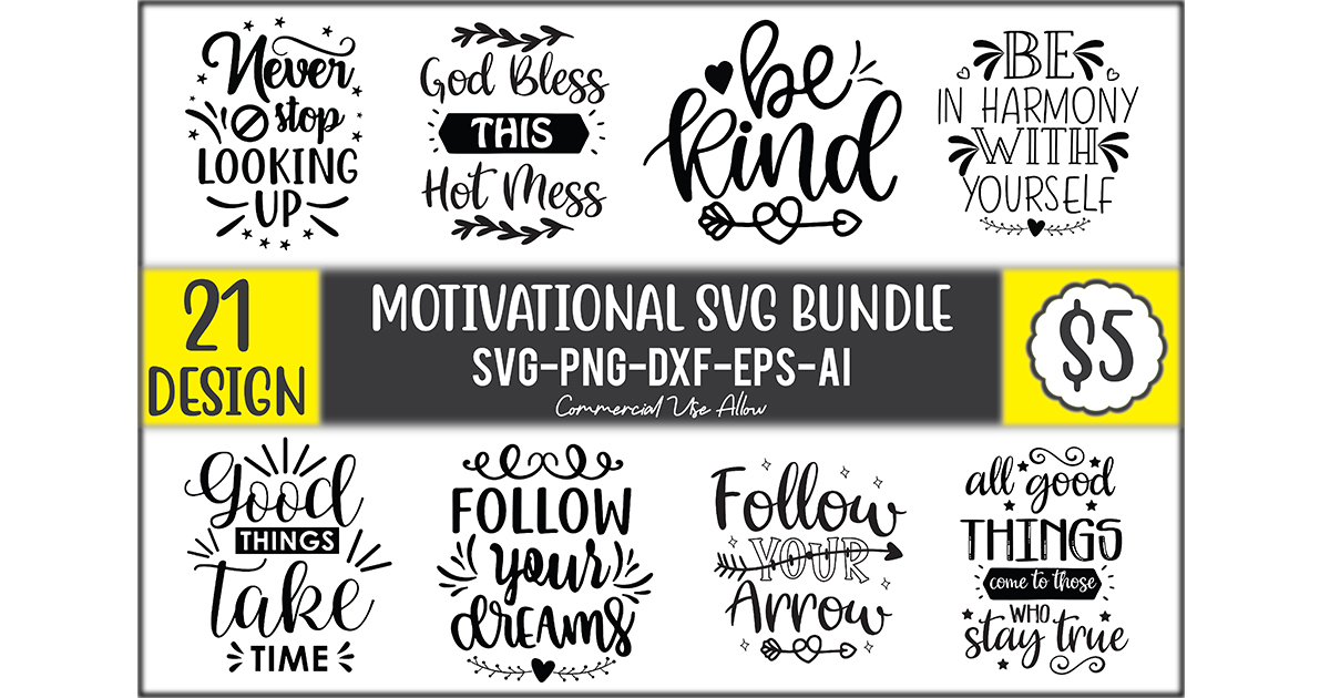 Inspirational Stickers SVG Bundle Bundle · Creative Fabrica