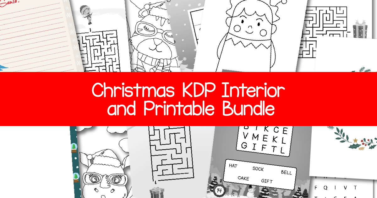 Christmas KDP Interior and Printable Bundle Bundle · Creative Fabrica