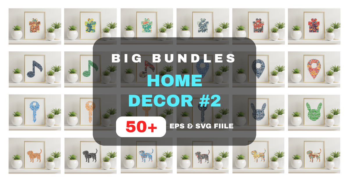 Premium Home Decor Bundle 2 Bundle · Creative Fabrica