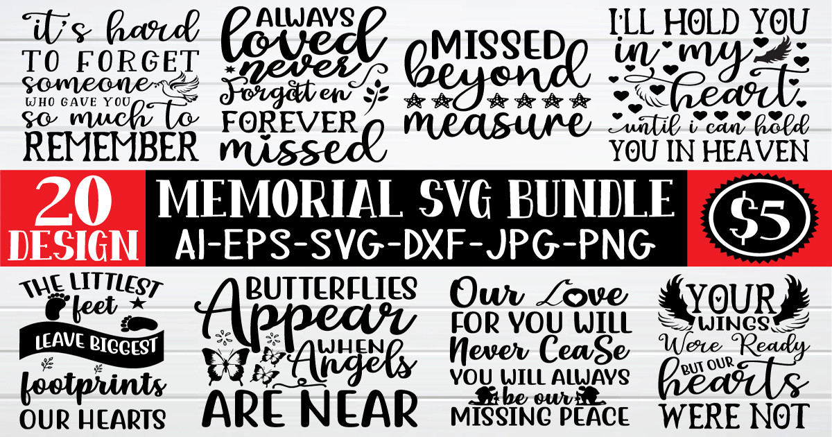 free svg memorial quotes