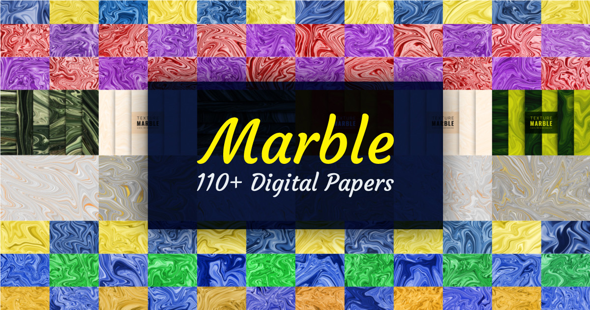 Marble Digital Papers Bundle Bundle · Creative Fabrica