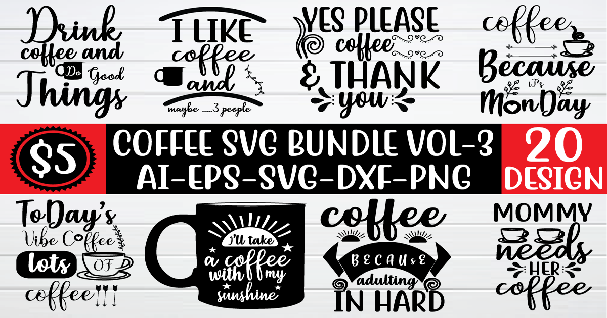 Coffee Svg Bundle Bundle · Creative Fabrica 2005