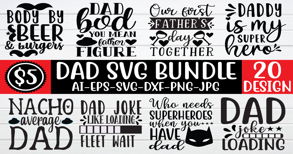 Dad Svg Bundle Bundle · Creative Fabrica