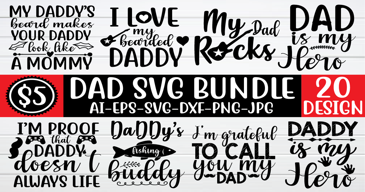 Dad Svg Bundle Bundle · Creative Fabrica