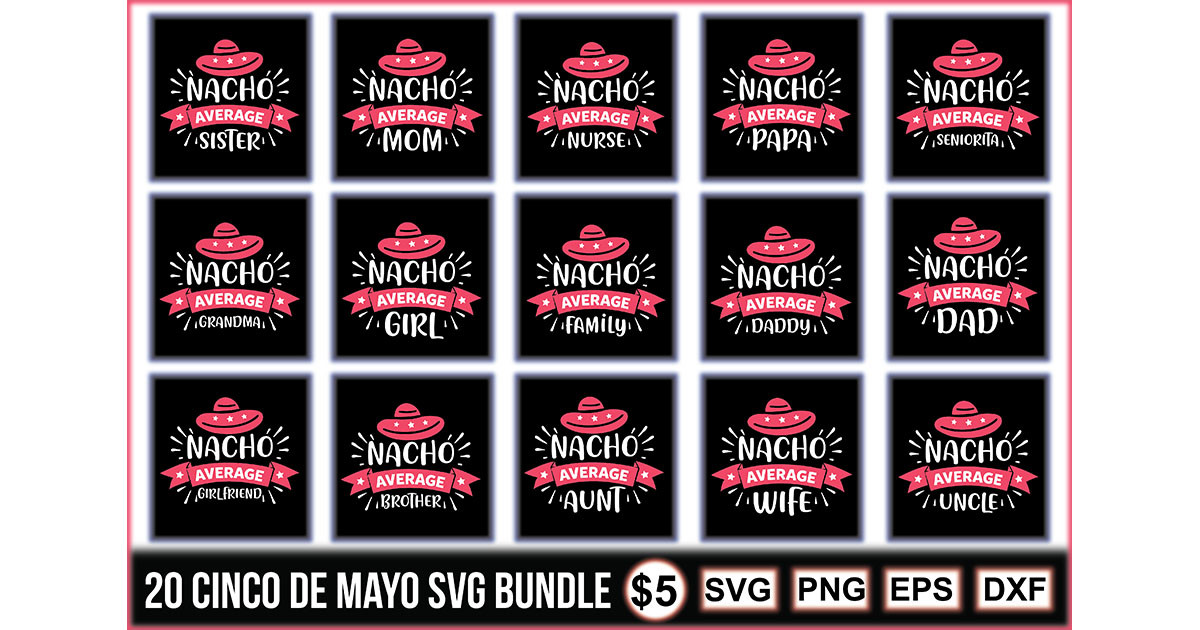 Cinco De Mayo SVG Bundle Bundle · Creative Fabrica