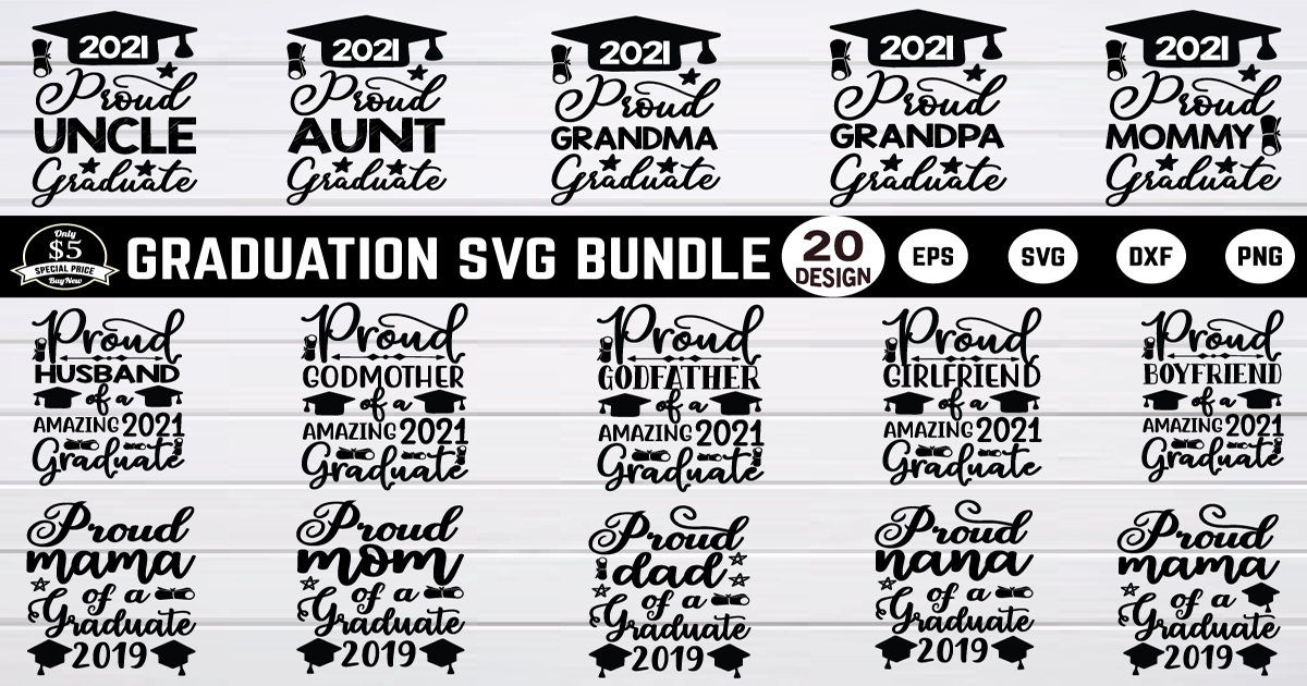 Graduation SVG Bundle Vol 2 Bundle · Creative Fabrica