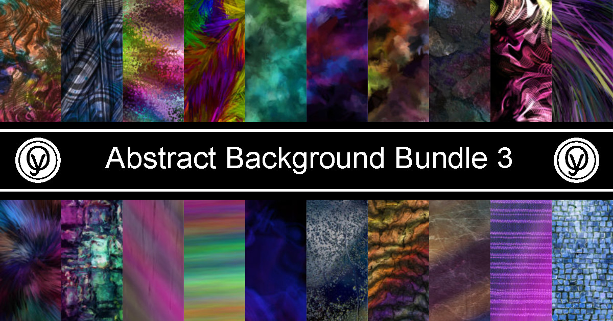 Abstract Background Bundle 3 Bundle · Creative Fabrica