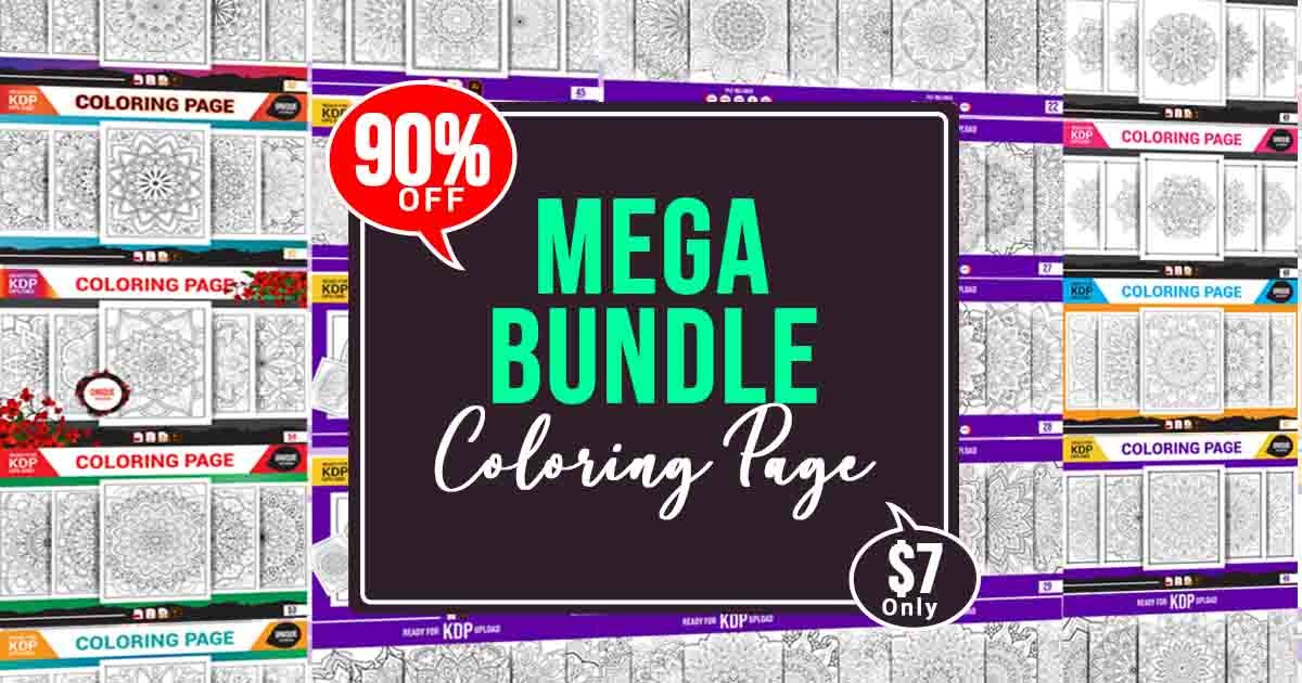 Coloring Page KDP Interior Bundle Bundle · Creative Fabrica