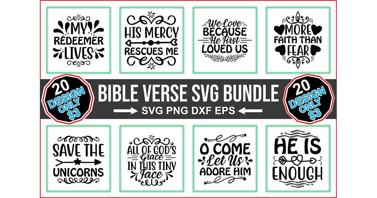 Bible Verse Sticker Bundle Graphic by Tshirt_Bundle · Creative Fabrica