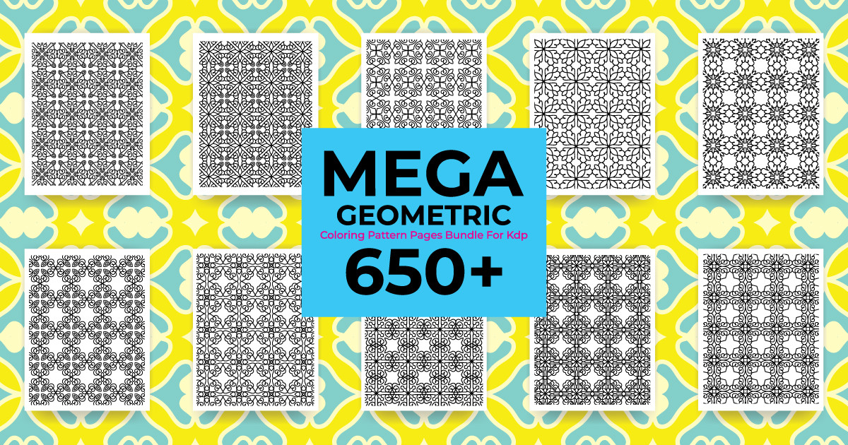 Coloring Pattern Pages Mega Bundle Bundle · Creative Fabrica