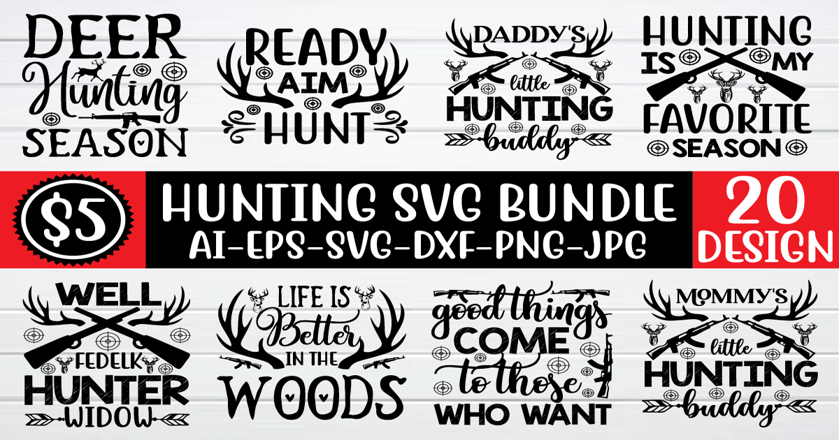 Hunting SVG Bundle Bundle · Creative Fabrica