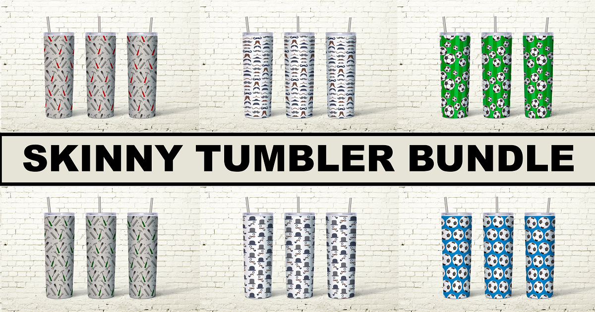Father's Day Skinny Tumbler Bundle Bundle · Creative Fabrica