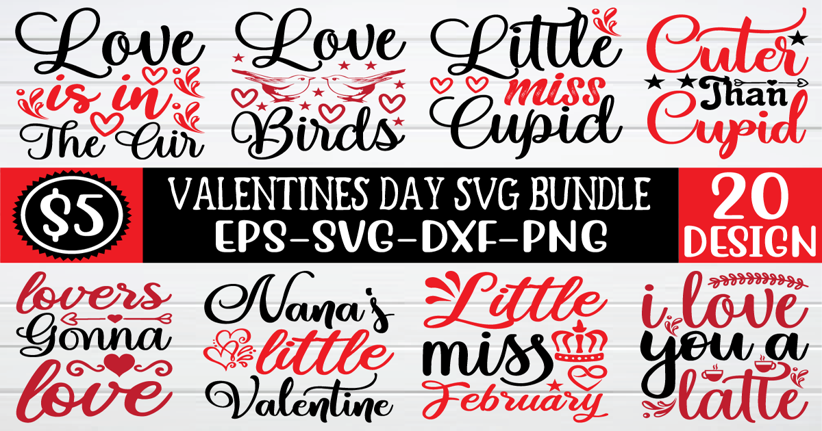 Valentines Day Stickers SVG Bundle Bundle · Creative Fabrica