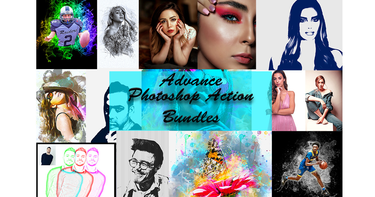 Advance Photoshop Action Bundle Bundle · Creative Fabrica