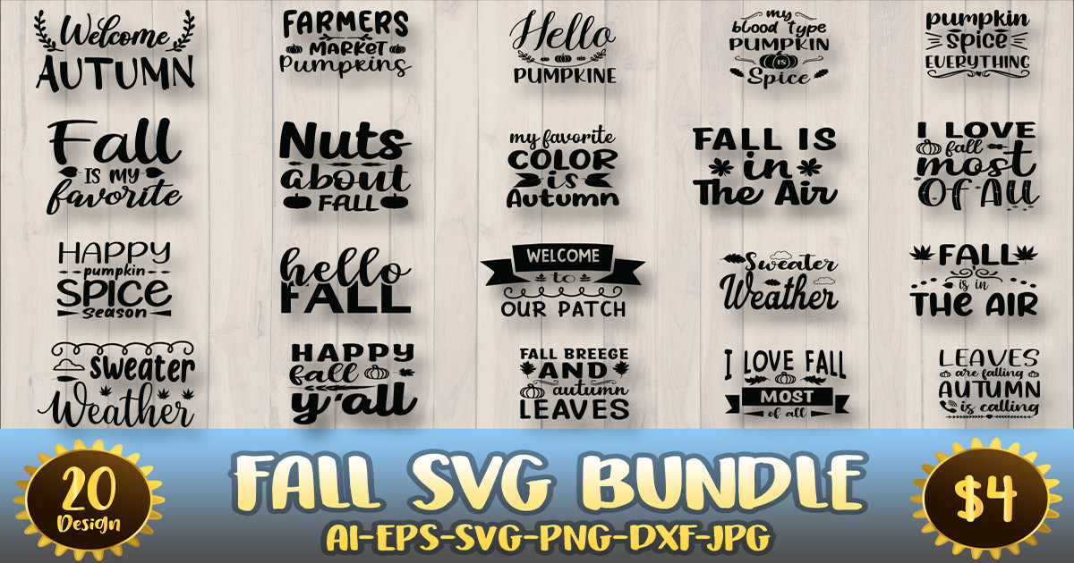 Fall SVG Bundle Bundle · Creative Fabrica