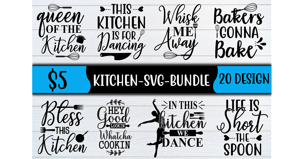 Kitchen SVG Bundle Bundle · Creative Fabrica