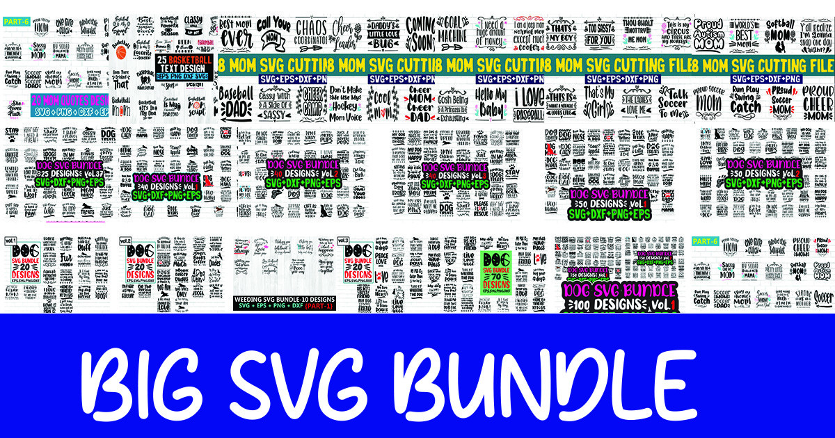 The Big SVG Craft Bundle Bundle · Creative Fabrica