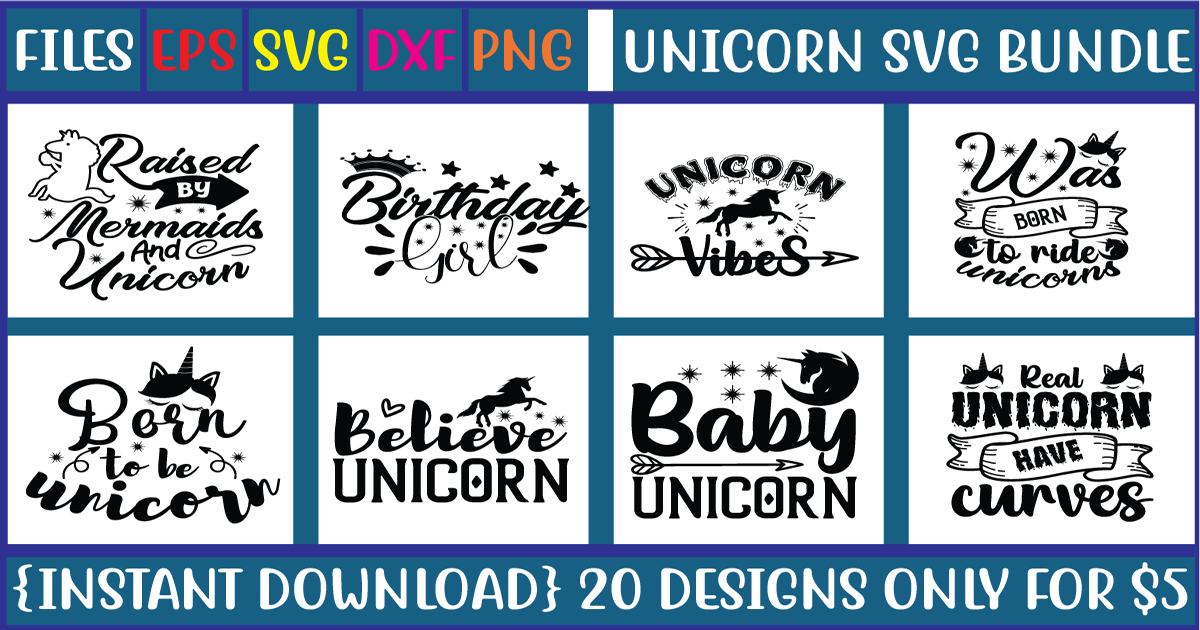 Unicorn SVG Bundle Bundle · Creative Fabrica