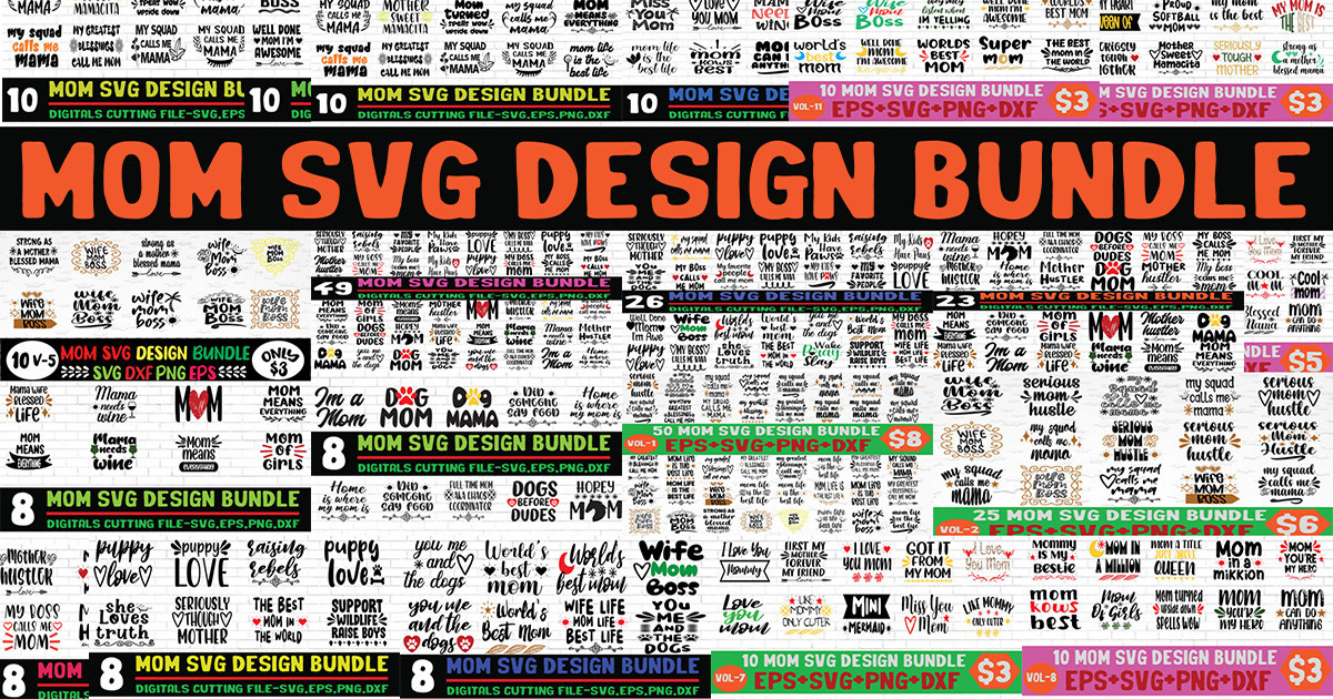 Mom SVG Bundle Bundle · Creative Fabrica