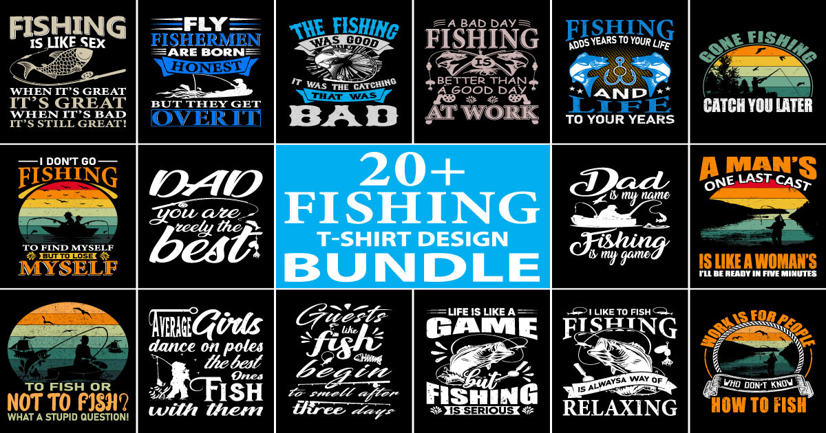 Fishing Bundle Bundle · Creative Fabrica