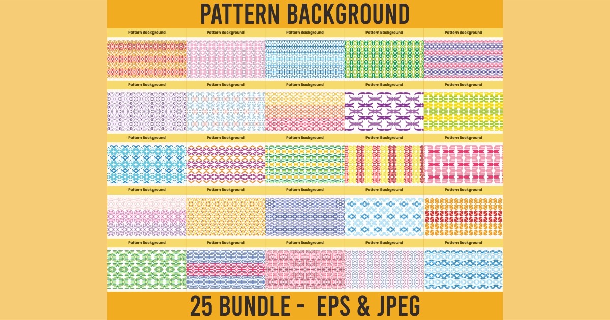 Seamless Pattern Background Bundle 2 Bundle · Creative Fabrica